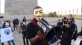 A Passoinate Protester From Anonymous Speaks At The Million Mask March
