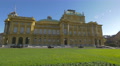 Beautiful View Of The Croatian National Theatre On A Sunny Day, Zagreb