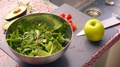 Close Up Of Person Preparing Fresh Vegan Salad In Kitchen - 8s