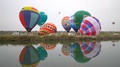 Pond5 Colorful hot air balloon during saga international ballon fiesta