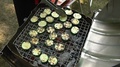 Cooking Zucchini Vegetables In Grill Grate. Vegan Food. Slow Motion Handheld