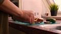Housewife Preparing Veggies On Chopping Board For Vegan Dish - 8 Se