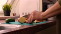 Pond5 Housewife preparing veggies on chopping board for vegan dish - 8 sec