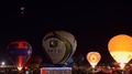 Night View Of The Famous Albuquerque International Balloon Fiesta Event