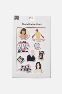 Typo - Plush Sticker Pack - 90s baby
