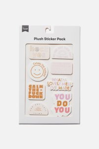 Typo - Plush Sticker Pack - Heck yes!