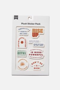 Typo - Plush Sticker Pack - Rise up!