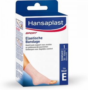 Hansaplast Sport Elastische Bandage 1m Maat E Enkel Knie