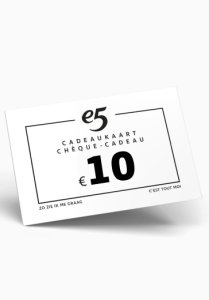 E5 Mode Cadeaubon 10 euro