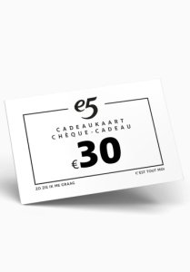 E5 Mode Cadeaubon 30 euro