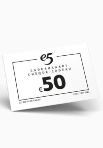 E5 Mode Cadeaubon 50 euro
