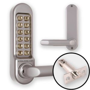 Borg 5001 Combination Lock (DDA Handles) + Latch