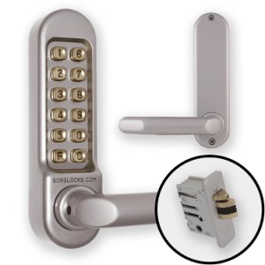 Borg Locks Borg 5002 combination lock (dda handles) + narrow latch