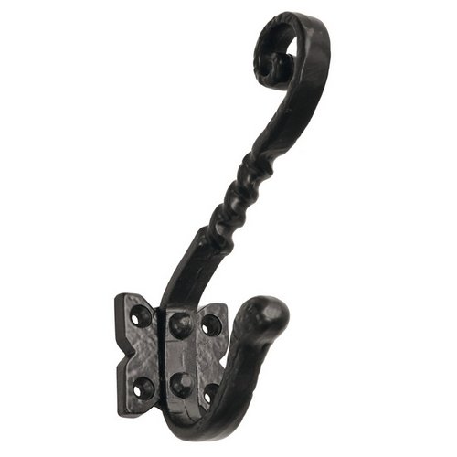 Hat and Coat Hook, Iron, 88 x 134 mm