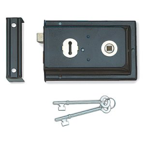Frelan Hardware Jedo rim sash lock - reversible latch