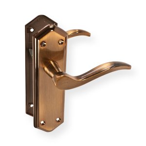 Frelan Hardware Locksonline paris door handle set on backplate