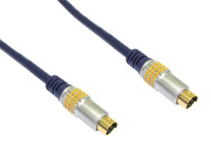 Cabledepot 1.5m ofc s-video cable mini din