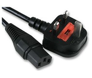 Tvcables 10m iec power cable - uk 3 pin plug to kettle plug power lead