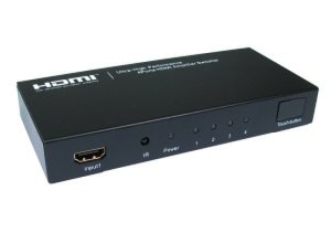 Cabledepot 4-port hdmi amplified switch