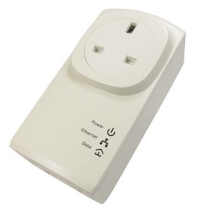 Tvcables 500mbps homeplug ethernet adapter power pass through