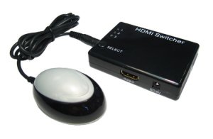 Cabledepot Hdmi 3x1 switch ir remote