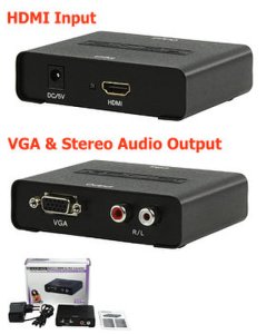 Konig HDMI to VGA Converter - HD15 + Audio