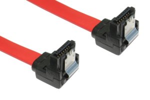 Cabledepot Locking serial ata cable sata 2 3gbps angled