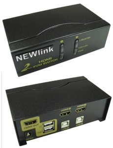 Cabledepot Newlink hdmi and usb kvm switch 2 port