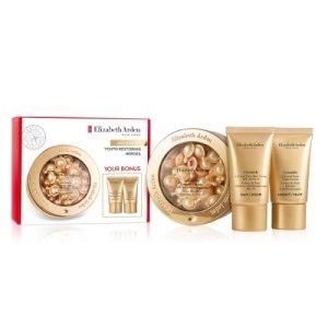 Elizabeth Arden Advanced Ceramide Youth Restoring Heroes Kit With Serum &amp; Day Care &amp; Night Care 60 stk + 15 ml + 15 ml
