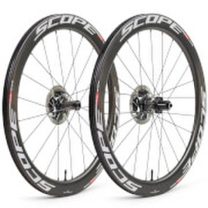 Scope R5 Disc Carbon Clincher Wheelset - Campagnolo - White Decals