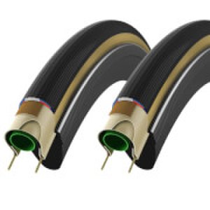 Vittoria Corsa G+ Clincher Tyre Twin Pack - 700C x 28mm - Full Black