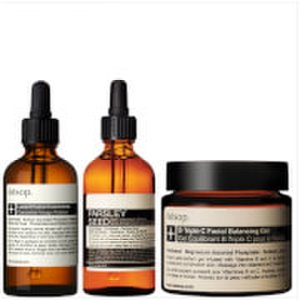 Aesop Lucent Concentrate, Triple C Balancing Gel and Parsley Seed Serum Bundle