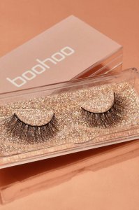 Boohoo Out Out Lashes, Beige