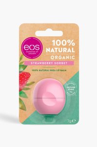 Eos Organic Strawberry Sorbet Lip Balm, Pink