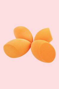 Real Techniques 4Pk Complexion Sponges, Orange