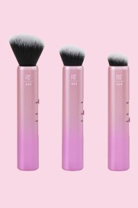 Boohoo Real techniques custom contour brushes, pink