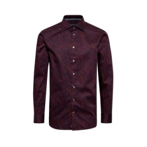Matinique Lux print shirt beet red