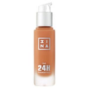 3INA Makeup The 24H Foundation 30ml (Various Shades) - 663 Dark Brown Beige