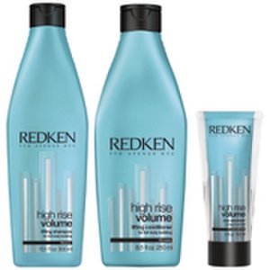 Redken High Rise Volume Lifting Shampoo (300 ml) & Lifting Conditioner (250 ml) & Volume Duo Volumizer (150 ml)
