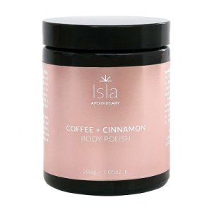 Isla Apothecary Coffee & Cinnamon Body Polish 200g