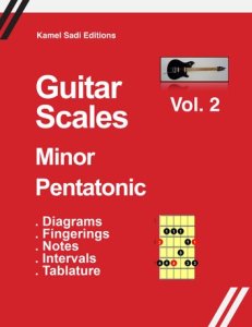 Kamel Sadi Editions Guitar scales minor pentatonic: vol. 2