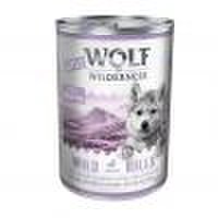 Little Wolf of Wilderness Junior 6 x 400 g - Blue River - Pollo & Salmone