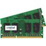 Crucial RAM Module - 16 GB (2 x 8 GB) - DDR3-1866/PC3-14900 DDR3 SDRAM - CL13 - 1.35 V - 204-pin - SoDIMM