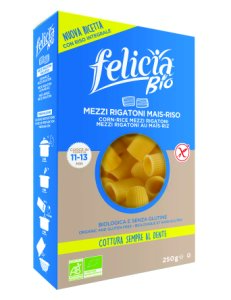Felicia Bio Pasta Di Mais & Riso Mezzi Rigatoni Biologico 250g