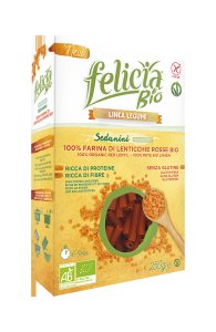Andriani Spa Felicia bio pasta sedanini alle lenticchie rosse senza glutine 250g