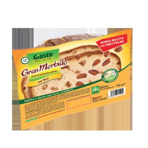 Giuliani Spa Giusto gran morbido pane alle noci pecan senza glutine 140g