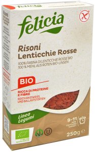 Andriani Spa Risoni lenticchie rosse bio felicia 250g