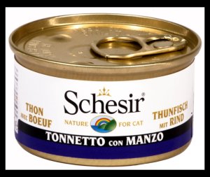 Schesir Tonnetto Beef Fillet Animal Feed 85g