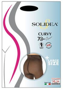 Solidea Curvy 70 Opaqe Collant Coprente Colore Nero 2 M-XL