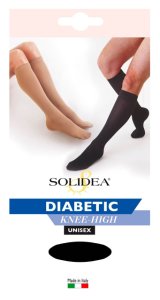 Solidea By Calzificio Pinelli Solidea diabetic knee-high colore camel 5-xxl un paio di gambaletti